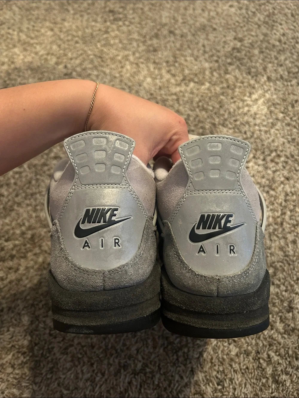 Jordan Men's Sneakers in Gray with Volt Accents